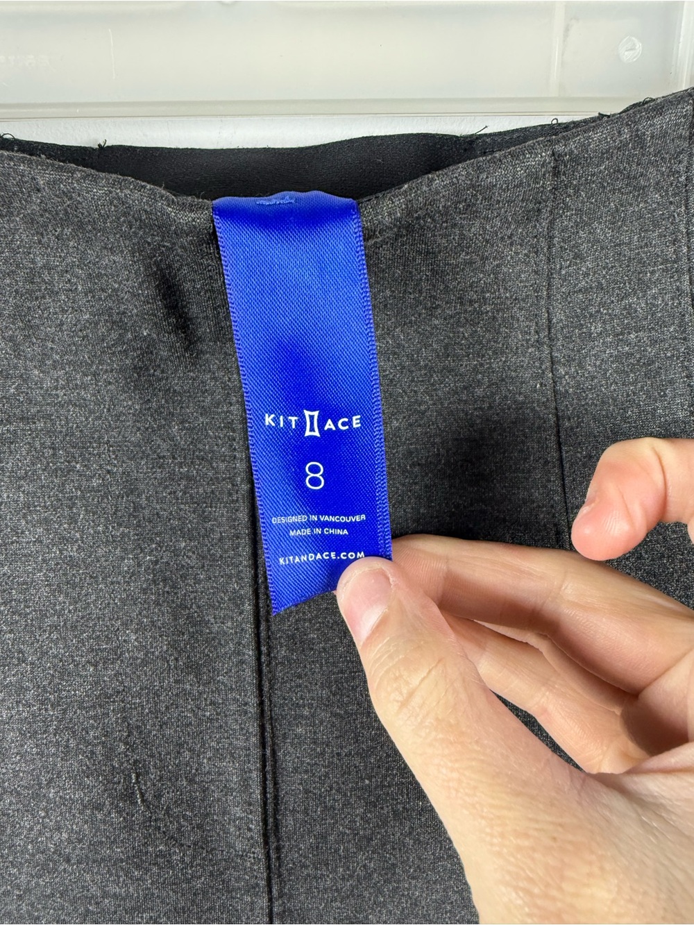 KIT + ACE | Grey Trousers Size 8 - Picture 2 of 7